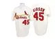 Authentic Men's Bob Gibson Cream St. Louis Cardinals Throwback Jersey