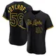 Authentic Men's Chris Roycroft Black St. Louis Cardinals Snake Skin City Jersey