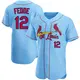 Authentic Men's Erick Fedde Light Blue St. Louis Cardinals Alternate Jersey