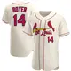 Authentic Men's Ken Boyer Cream St. Louis Cardinals Alternate Jersey