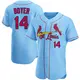 Authentic Men's Ken Boyer Light Blue St. Louis Cardinals Alternate Jersey