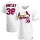 Authentic Men's Kodi Whitley White St. Louis Cardinals Home Jersey