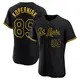 Authentic Men's Matthew Koperniak Black St. Louis Cardinals Snake Skin City Jersey