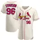 Authentic Men's Matthew Svanson Cream St. Louis Cardinals Alternate Jersey