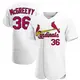 Authentic Men's Michael McGreevy White St. Louis Cardinals Home Jersey