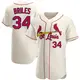 Authentic Men's Nelson Briles Cream St. Louis Cardinals Alternate Jersey