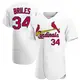 Authentic Men's Nelson Briles White St. Louis Cardinals Home Jersey