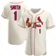 Authentic Men's Ozzie Smith Cream St. Louis Cardinals Alternate Jersey