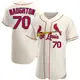 Authentic Men's Packy Naughton Cream St. Louis Cardinals Alternate Jersey