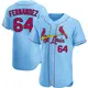 Authentic Men's Ryan Fernandez Light Blue St. Louis Cardinals Alternate Jersey