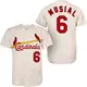 Authentic Men's Stan Musial Cream St. Louis Cardinals 1963 Throwback Jersey