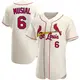 Authentic Men's Stan Musial Cream St. Louis Cardinals Alternate Jersey