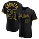 Authentic Men's Thomas Saggese Black St. Louis Cardinals Snake Skin City Jersey