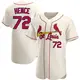 Authentic Men's Tink Hence Cream St. Louis Cardinals Alternate Jersey