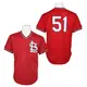 Authentic Men's Willie McGee Red St. Louis Cardinals 1985 Throwback Jersey