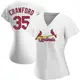 Authentic Women's Brandon Crawford White St. Louis Cardinals Home Jersey