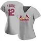 Authentic Women's Erick Fedde Gray St. Louis Cardinals Road Jersey