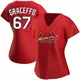 Authentic Women's Gordon Graceffo Red St. Louis Cardinals Alternate Jersey