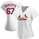 Authentic Women's Gordon Graceffo White St. Louis Cardinals Home Jersey