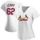 Authentic Women's Kyle Leahy White St. Louis Cardinals Home Jersey