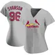 Authentic Women's Matthew Svanson Gray St. Louis Cardinals Road Jersey