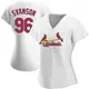 Authentic Women's Matthew Svanson White St. Louis Cardinals Home Jersey