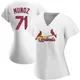 Authentic Women's Roddery Munoz White St. Louis Cardinals Home Jersey