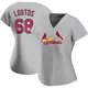 Authentic Women's Ryan Loutos Gray St. Louis Cardinals Road Jersey