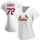 Authentic Women's Tink Hence White St. Louis Cardinals Home Jersey