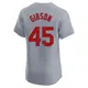 Elite Men's Bob Gibson Gray St. Louis Cardinals Road Jersey