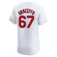 Elite Men's Gordon Graceffo White St. Louis Cardinals Home Jersey