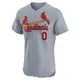 Elite Men's Masyn Winn Gray St. Louis Cardinals Road Jersey