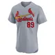 Elite Men's Matthew Koperniak Gray St. Louis Cardinals Road Jersey