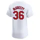 Elite Men's Michael McGreevy White St. Louis Cardinals Home Jersey