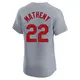 Elite Men's Mike Matheny Gray St. Louis Cardinals Road Jersey