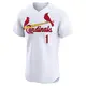 Elite Men's Ozzie Smith White St. Louis Cardinals Home Jersey