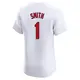 Elite Men's Ozzie Smith White St. Louis Cardinals Home Jersey