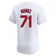 Elite Men's Roddery Munoz White St. Louis Cardinals Home Jersey