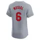 Elite Men's Stan Musial Gray St. Louis Cardinals Road Jersey