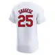 Elite Men's Thomas Saggese White St. Louis Cardinals Home Jersey