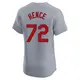 Elite Men's Tink Hence Gray St. Louis Cardinals Road Jersey