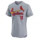 Elite Men's Victor Scott II Gray St. Louis Cardinals Road Jersey