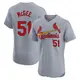 Elite Men's Willie McGee Gray St. Louis Cardinals Road Jersey