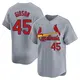 Limited Men's Bob Gibson Gray St. Louis Cardinals Away Jersey