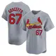 Limited Men's Gordon Graceffo Gray St. Louis Cardinals Away Jersey