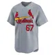 Limited Men's Gordon Graceffo Gray St. Louis Cardinals Away Jersey