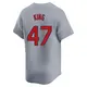 Limited Men's John King Gray St. Louis Cardinals Away Jersey