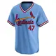 Limited Men's John King Light Blue St. Louis Cardinals Cooperstown Collection Jersey