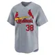 Limited Men's Kodi Whitley Gray St. Louis Cardinals Away Jersey