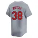 Limited Men's Kodi Whitley Gray St. Louis Cardinals Away Jersey